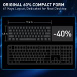 REDRAGON FIZZ MAGNETIC K617RGB-M ŽIČNA TIPKOVNICA