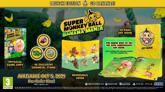 Super Monkey Ball: Banana Mania - Launch Edition (XBOX One & XBOX Series X)