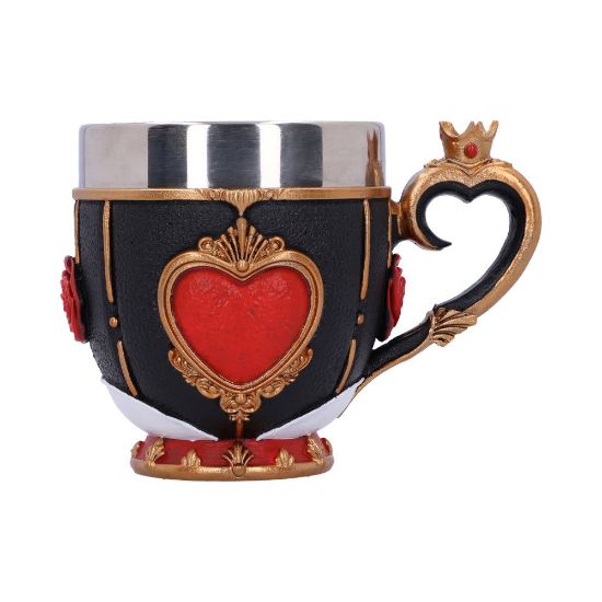 NEMESIS NOW PINKYS UP - QUEEN OF HEARTS 11CM skodelica