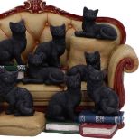 NEMESIS NOW COUCH CLOWDER (DISPLAY WITH 48 CATS) figura 22CM
