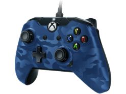 Kontroler PDP žični DELUXE  kamuflažno moder XBOX One