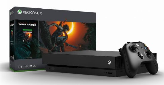 Igralna konzola XBOX One X 1TB + Igra Shadow of the Tomb Raider