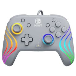 PDP SWITCH 2 & 1 ŽIČNI KONTROLER AFTERGLOW WAVE - SIVE BARVE