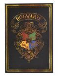 BLUE SKY: Harry Potter - Black colourful crest A5 zvezek s trdimi platnicami