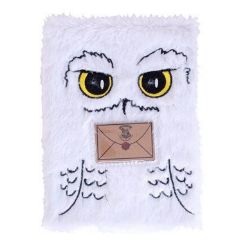 BLUE SKY: Harry Potter - A5 plišast Hedwig zvezek