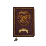 BLUE SKY: Harry Potter - Burgundy Hogwarts crest A5 chunky zvezek