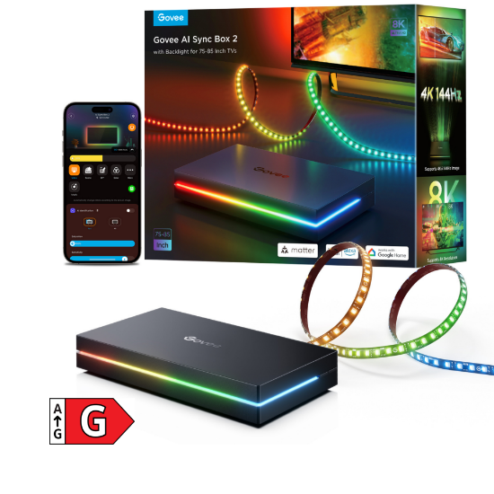 GOVEE Smart AI Sync Box Kit 2 65-75