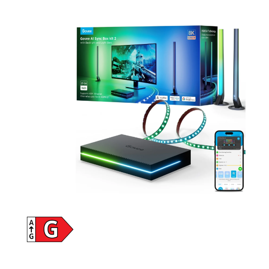 GOVEE Smart AI Sync Box Kit 2 PC LIGHTNING KIT 24-27