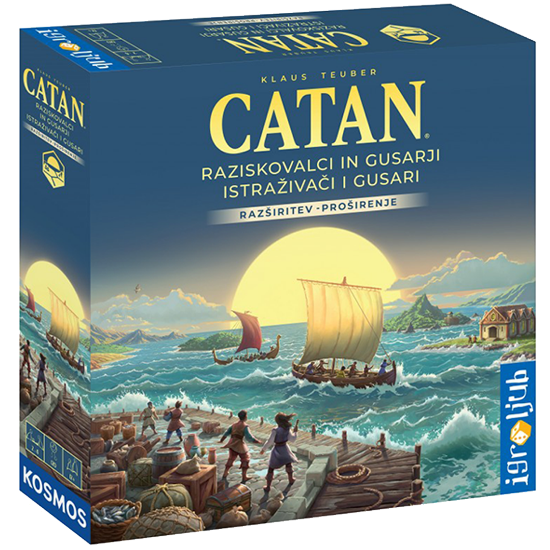 CATAN: Raziskovalci in pirati razširitev 