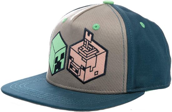 JINX: Minecraft Earth - Creeper and Pig Head otroška snapback kapa