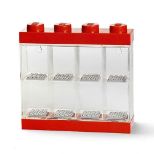 LEGO MINIFIGURE DISPLAY CASE 8 RED