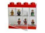 LEGO MINIFIGURE DISPLAY CASE 8 RED