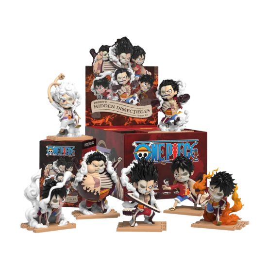 MIGHTY JAXX - FREENY'S HIDDEN DISSECTIBLES: ONE PIECE (LUFFY'S GEARS EDITION) figurice