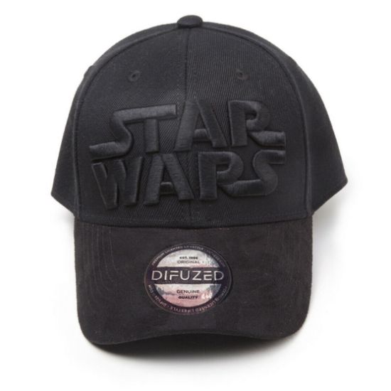 DIFUZED: Star Wars - Black on Black logo športna snapback kapa