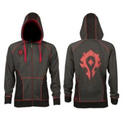 JINX: World of Warcraft - Horde Classic Premium hoodie z zadrgo S