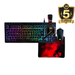 REDRAGON COMBO S149-BA SET (4in1) TIPKOVNICA SLO/CRO, MIŠKA, SLUŠALKE IN PODLOGA