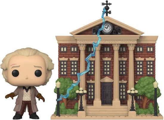 FUNKO POP TOWN: BTTF- DOC W/ CLOCK TOWER