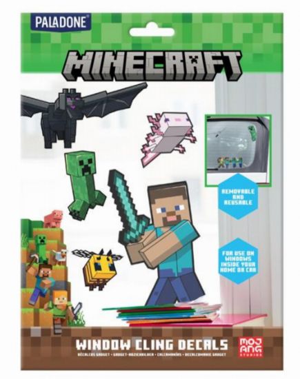 PALADONE Minecraft okenske nalepke