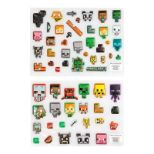 PALADONE Minecraft puffy nalepke