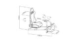 SPAWN Racing simulator cockpit lite