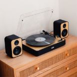 HOUSE OF MARLEY REVOLUTION BT gramofon z zvočniki - črne barve
