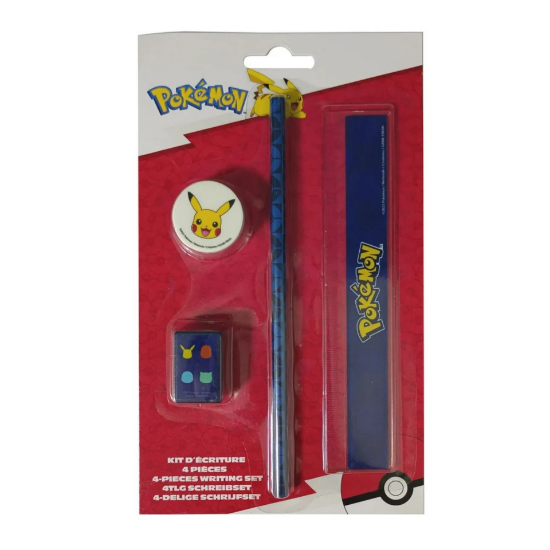 POKEMON - STATIONERY 4-delni pisalni set
