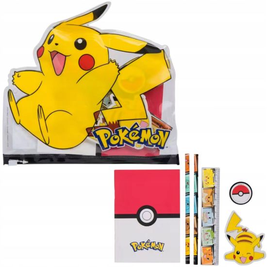 POKEMON - PIKACHU SHAPED peresnica s šolskimi potrebščinami