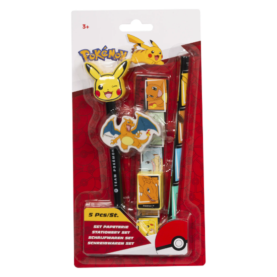 POKEMON - STATIONERY 5-delni pisalni set