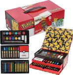 POKEMON - ustvarjalni kovček za risanje in barvanje – 52-delni