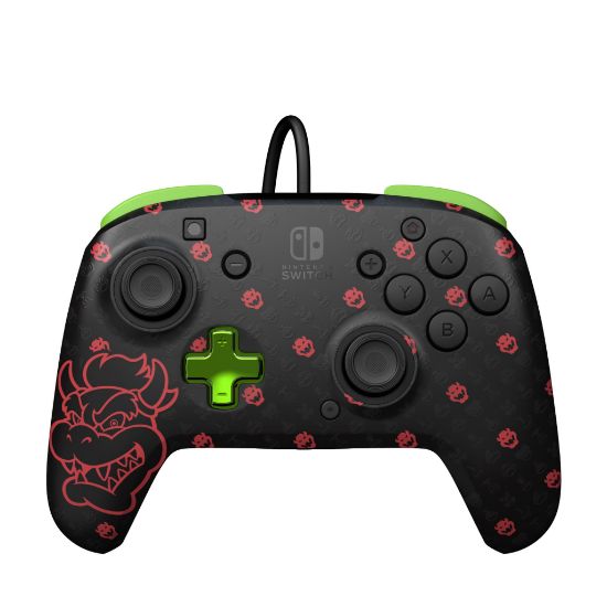 PDP SWITCH 2 & 1 ŽIČNI KONTROLER REMATCH - BOWSER GLOW IN THE DARK