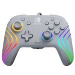 PDP SWITCH 2 & 1 ŽIČNI KONTROLER AFTERGLOW WAVE - SIVE BARVE
