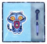 K-POP DEMON HUNTERS - STATIONERY SET A5 PLUSH NOTEBOOK WITH ERASABLE PEN