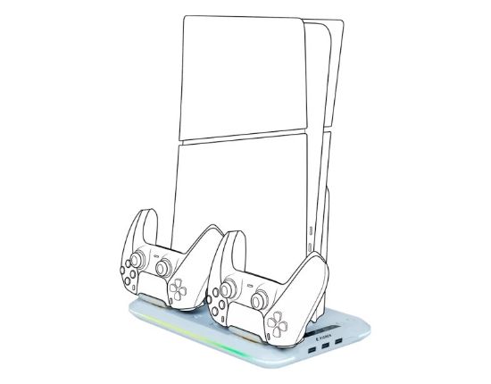 BIGBEN PS5 SLIM polnilna postaja z ventilatorjem
