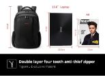 TIGERNU RHEA NAHRBTNIK ZA PRENOSNI RAČUNALNIK USB 15.6" ČRN
