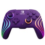 PDP SWITCH 2 & 1 BREZŽIČNI KONTROLER AFTERGLOW WAVE - VIJOLIČNE BARVE