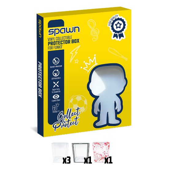 SPAWN Protector box 5 Pack zaščita za zbirateljske figurice