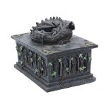 NEMESIS NOW DRAGON škatla za karte 18CM