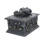 NEMESIS NOW DRAGON škatla za karte 18CM