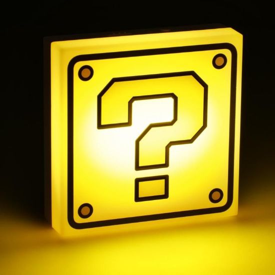 PALADONE Super Mario question block namizna svetilka