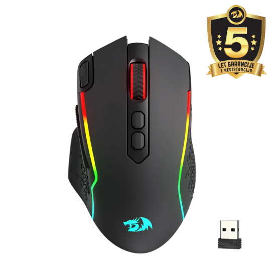 REDRAGON TAIPAN MAX M810 RGB ŽIČNA/2.4G/BT MIŠKA - ČRNA