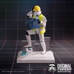 NEMESIS NOW - ORIGINAL STORMTROOPER - HIT A BRICK WALL 17.5CM