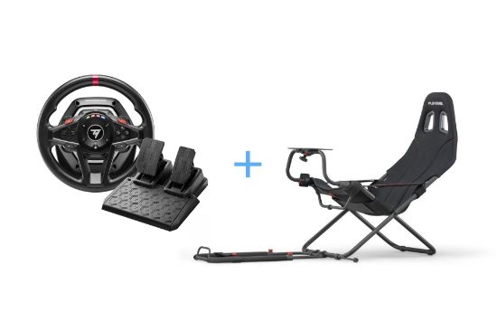 BUNDLE - THRUSTMASTER T128-P PS4/PS5/PC + PLAYSEAT CHALLENGE