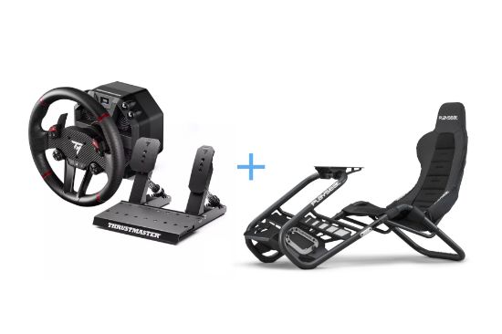 BUNDLE - THRUSTMASTER T598 PC/PS4/PS5 + PLAYSEAT TROPHY - BLACK
