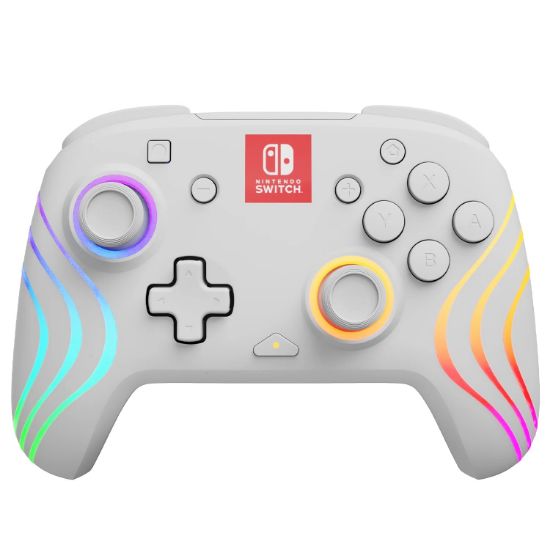 PDP SWITCH 2 & 1 BREZŽIČNI KONTROLER AFTERGLOW WAVE - BELE BARVE