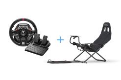 BUNDLE - THRUSTMASTER T128-P PS4/PS5/PC + PLAYSEAT CHALLENGE