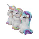 NEMESIS NOW THREE WISE CUTIECORNS figure 9.5CM