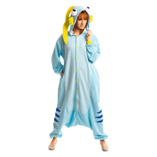 BLIZZARD: Cute But Deadly World of Warcraft - Blue Murloc Kigurumi kostum