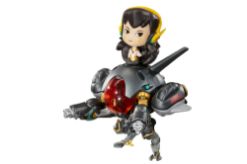 BLIZZARD: Cute But Deadly Overwatch - Carbon Fiber D.Va with Meka figura