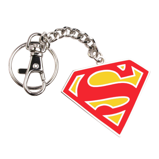 NOBLE COLLECTION DC Superman rdeč obesek