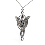 NOBLE COLLECTION - LORD OF THE RINGS - ARWEN EVENSTAR PENDANT COSTUME